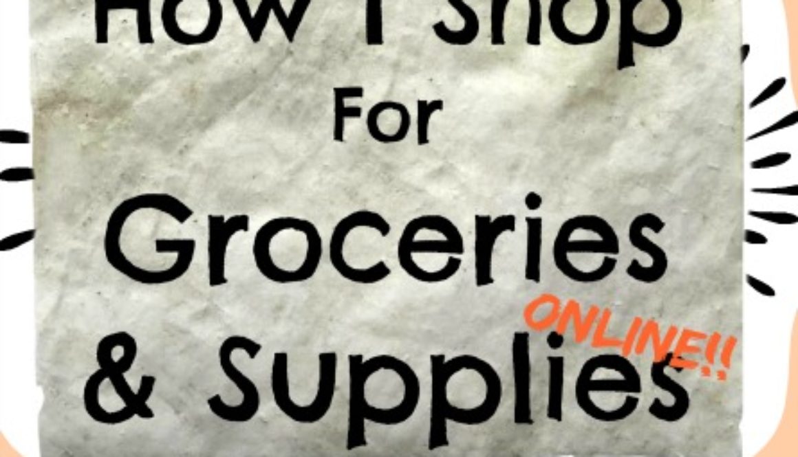 How I Shop For Groceries and Supplies Online